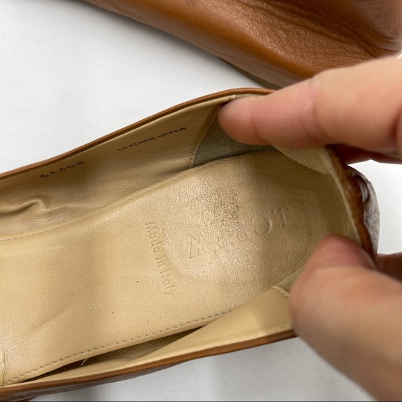 J. Crew brown leather ballet flats size 10 - Picture 8 of 8